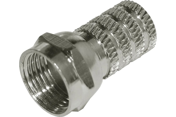 F-разъем Proconnect 05-4001-4 ( уп 100 шт ) RG-58, L=19мм, цинк 05-4001-4 - изображение 2