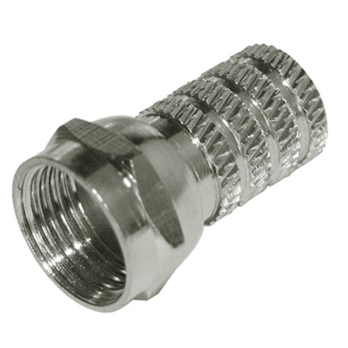 F-разъем Proconnect 05-4002-4 ( уп 100 шт ) RG-58, L=19мм, цинк 05-4002-4