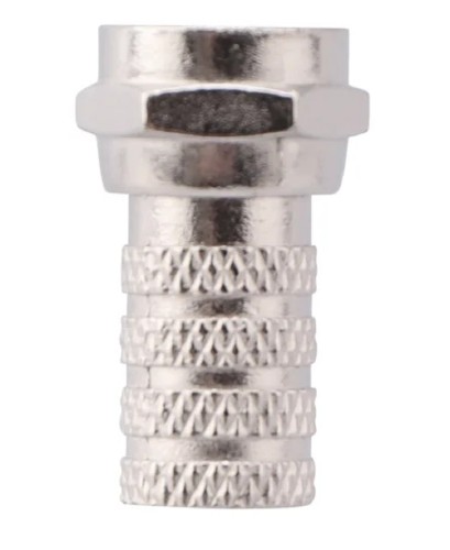 F-разъем Proconnect 05-4003-4 ( уп 100 шт ) RG-6, L=19мм, цинк (AB) 05-4003-4 - изображение 2