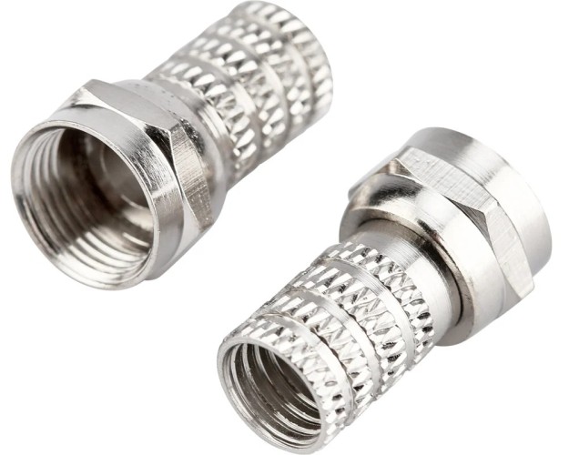 F-разъем REXANT 05-4003 RG-6, L=19мм, медь ( уп. 20 штук )
