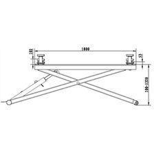 Подъемник ножничный F27 AE&T (220В) мобильный со средней высотой подъема - изображение 6