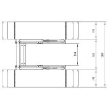 Подъемник ножничный F6010 AE&T (220В) мобильный со средней высотой подъема - изображение 8