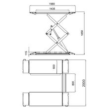 Подъемник ножничный F6106 AE&T (220/380В) для слесарных работ - изображение 4