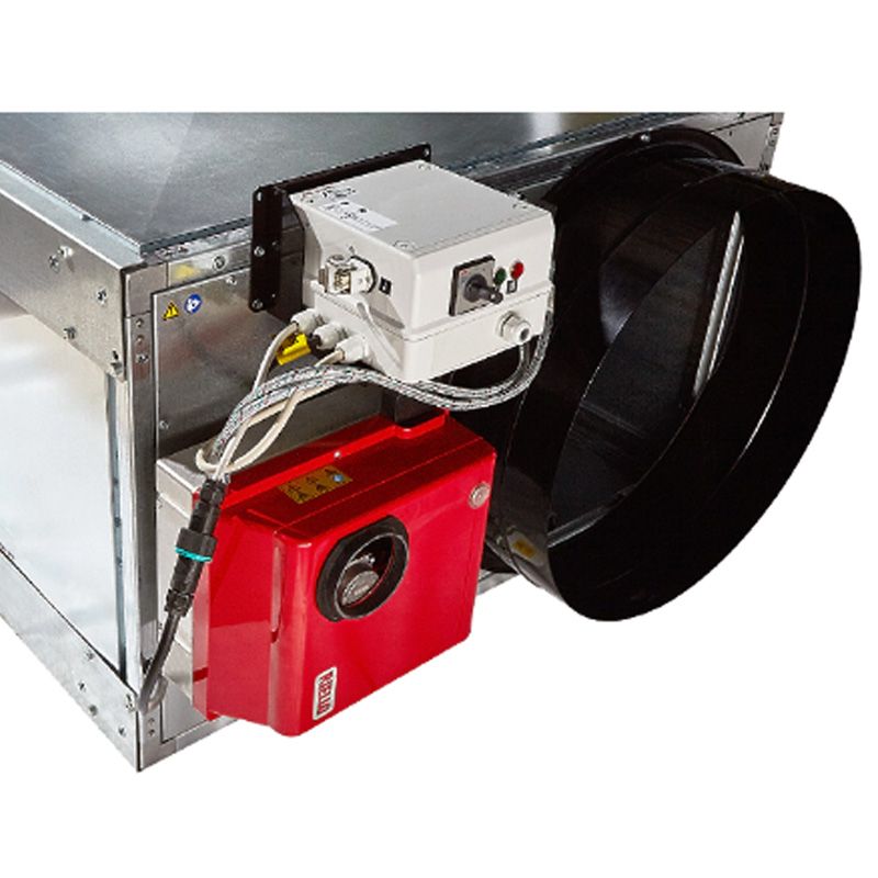 Газовый теплогенератор непрямого нагрева FARM 185 Т (400 V -3- 50/60 Hz) без горелки и адаптера - изображение 5