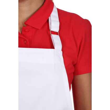 Фартук «Гриль» белый хлопок [00301] - изображение 3