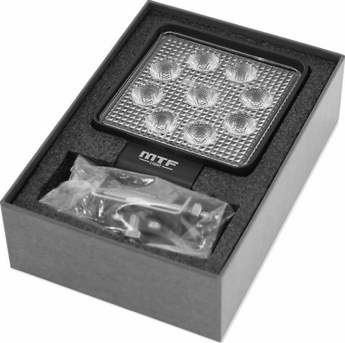 Фары дополнительного освещения MTF LIGHT PL15K6S 12-60В, 15Вт, 1950лм, 6000К, квадратный - изображение 2
