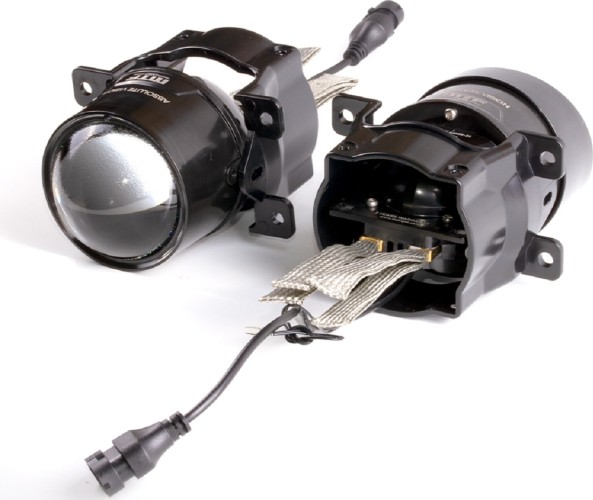 Фары противотуманные MTF LIGHT ABSOLUTE VISION, 12В, птф/дал 32/44Вт, 5500К, унив светодиодные 2шт. FL44K55F