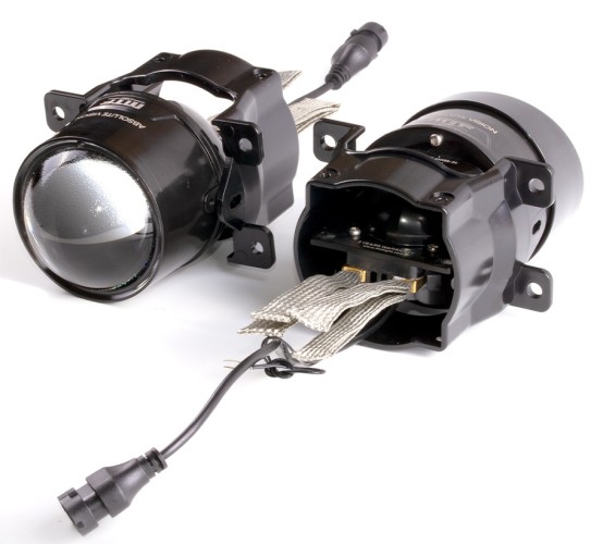 Фары противотуманные MTF LIGHT ABSOLUTE VISION TRUCK, 24В, птф/дал 32/44Вт, 5500К светодиодные линзы FL44K55-24 - изображение 2