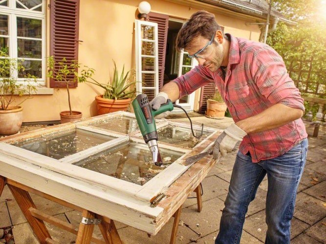 Фен строительный BOSCH UniversalHeat 600 06032A6120 Коробка - изображение 2