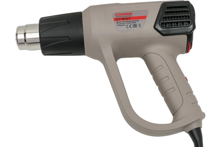 Фен строительный Crown CT19007 технический - изображение 3