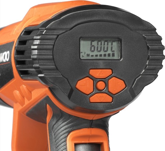 Фен строительный DAEWOO DAF 2500 с LCD дисплеем - изображение 2