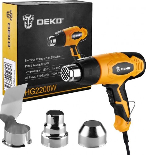 Фен строительный DEKO HG2200W 063-4200
