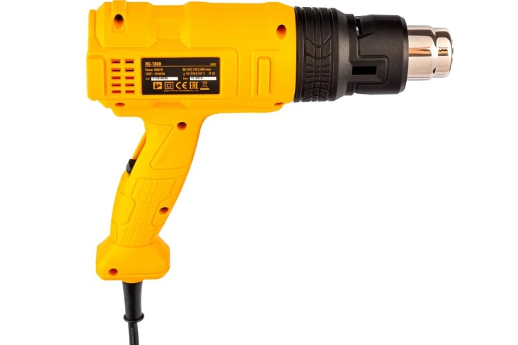 Фен строительный Denzel HG-1800 28001 - изображение 5