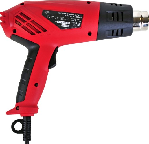 Фен строительный ELITECH ТВ 180 202425 - изображение 3