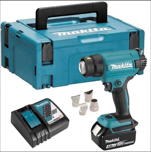 Фен строительный MAKITA DHG 181 RT1J аккумуляторный DHG181RT1J - изображение 2