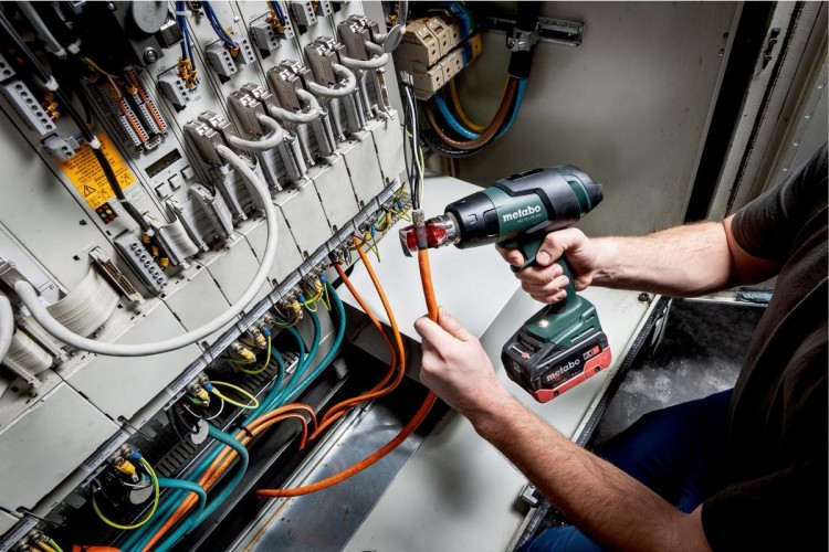 Фен строительный METABO HG 18 LTX 500 без АКБ и ЗУ, кейс 610502840 - изображение 2