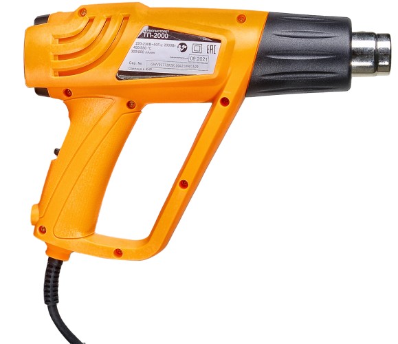 Фен строительный сетевой ВИХРЬ ТП-2000 72/2/1 - изображение 2