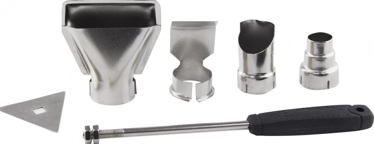 Фен строительный СТАВР ФТЭ-2000М 4 насадки+ треугольный скребок, кейс ст2000мфтэ - изображение 4