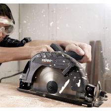 Циркулярная пила FERM CSM1041P, 190x30, 1050 Вт 4900 об. мин глубина пропила 85мм, коробка - изображение 5