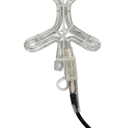 Фигура Neon-Night 501-212 Снежинка, ТЕПЛЫЙ БЕЛЫЙ, 45х38 см - изображение 3