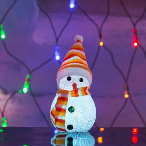 Фигура светодиодная Neon-Night "Снеговик" фигура светодиодная, 17 см 513-018 - изображение 3