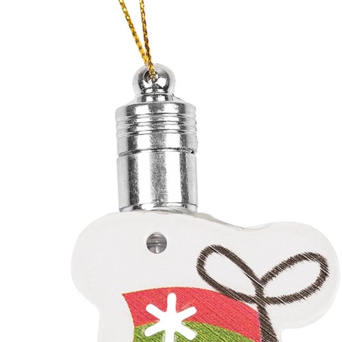 Фигурка деревянная Neon-Night 501-099 подвесная Новогодний носок 8х6 см - изображение 2