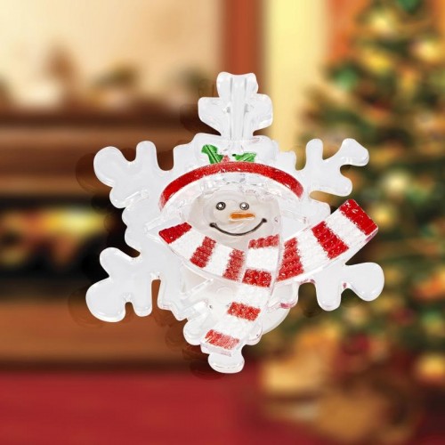 Фигурка светодиодная Neon-Night "Снеговик на снежинке" 501-021 - изображение 5