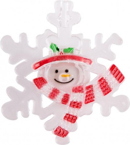 Фигурка светодиодная Neon-Night "Снеговик на снежинке" 501-021