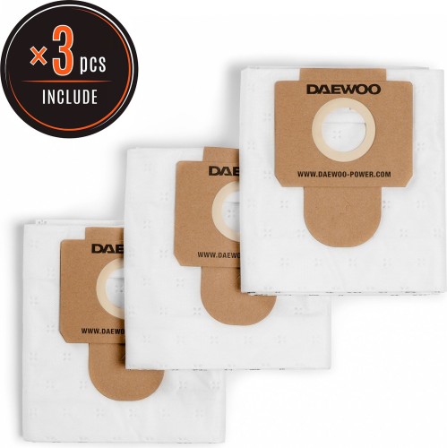 Фильтр-мешки DAEWOO DAVC 20TBH синтетические 3 шт. для DAVC 2000, DAVC 2000S