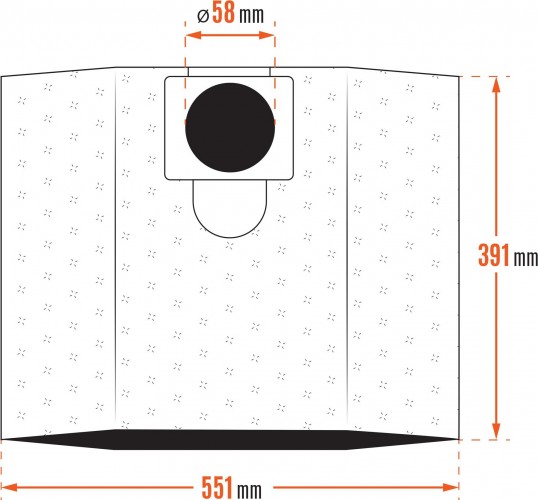 Фильтр-мешок DAEWOO DAVC 25TB синтетический 3 шт. - изображение 5