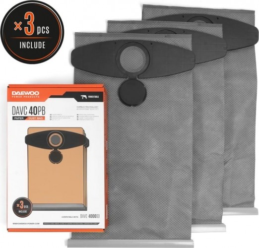 Фильтр-мешок DAEWOO DAVC 40PB бумажный 3 шт. для пылесоса DAVC 4000SD