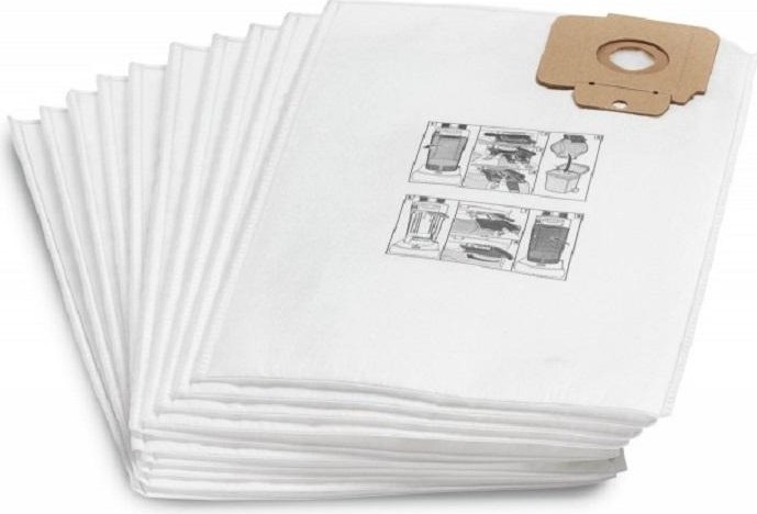 Фильтр-мешок KARCHER 6.904-305.0 бумажный, (10 шт).