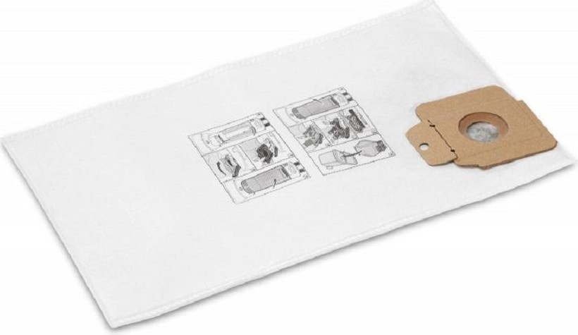 Фильтр-мешок KARCHER 6.904-305.0 бумажный, (10 шт). - изображение 2