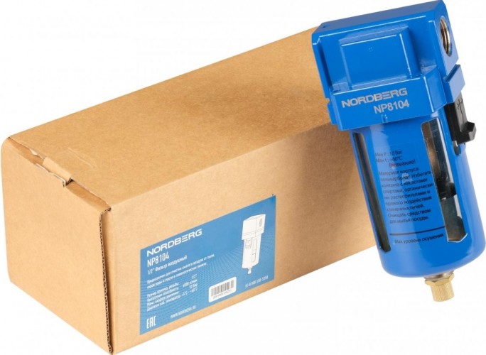 Фильтр NORDBERG NP8104 1/2", 4000 л/мин ЦБ-00011890 - изображение 2
