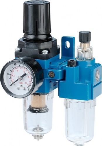 Фильтр NORDBERG NP8422 с редуктором и лубрикатором, 1/4" ЦБ-00017665