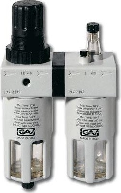 Фильтр с регулятором и лубрикатором GAV FRL-200 1/2"  7539