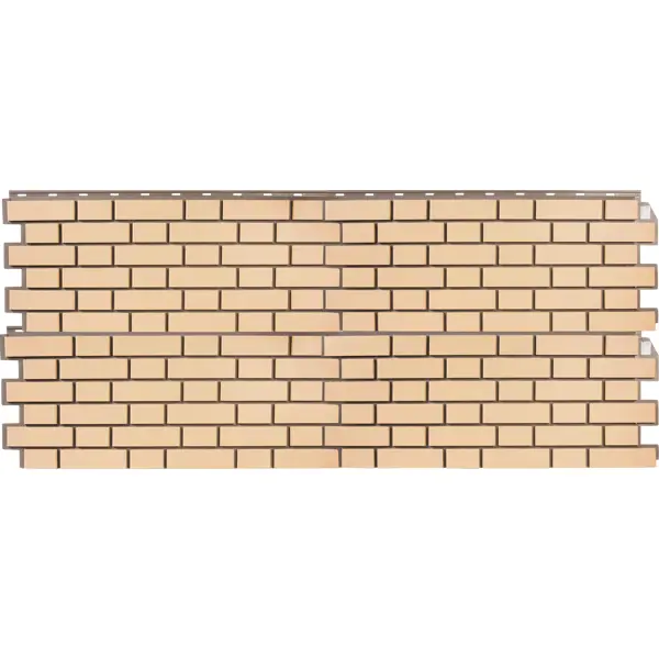 Фасадная панель FineBer Кирпич облицовочный цвет жёлтый - изображение 3