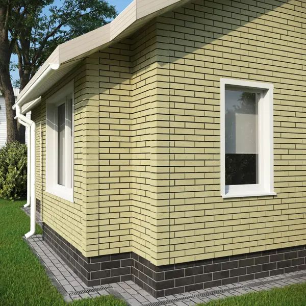 Угол наружный FineBer Фасайдинг Кирпич баварский песочный - изображение 2