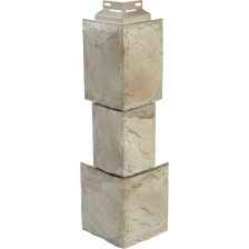 Угол наружный Fineber Камень крупный цвет мелованный белый - изображение 3