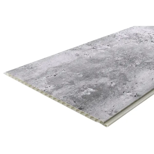 Стеновая панель ПВХ Fineber Лофт светлый 2700x250x8 мм 0.675 м2 - изображение 2