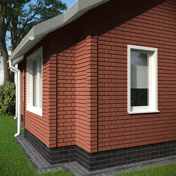 Угол наружный для фасадных панелей Fineber Кирпич облицовочный керамический - изображение 2