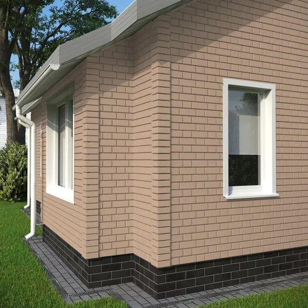 Угол наружный FineBer Кирпич облицовочный цвет жёлтый - изображение 2