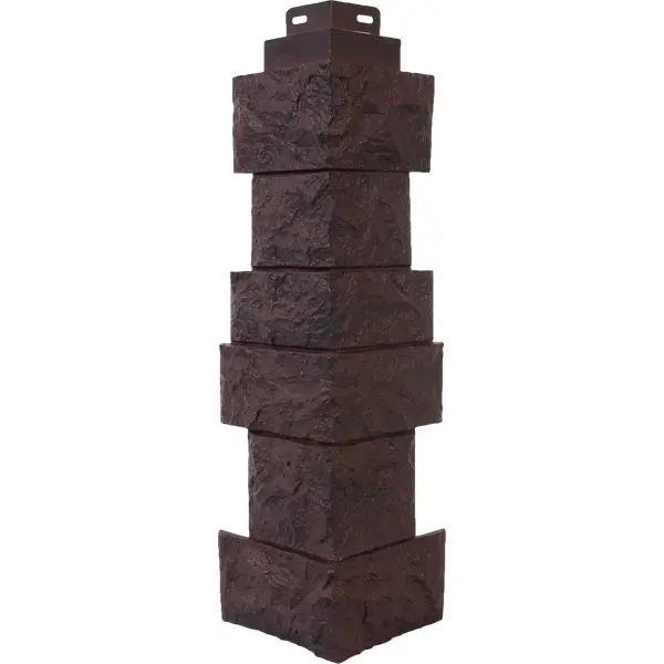 Угол наружный FineBer Камень дикий цвет коричневый - изображение 2