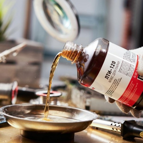 Флюс для пайки REXANT ПР3628 лти-120, 500 мл, флакон 09-3628 - изображение 3