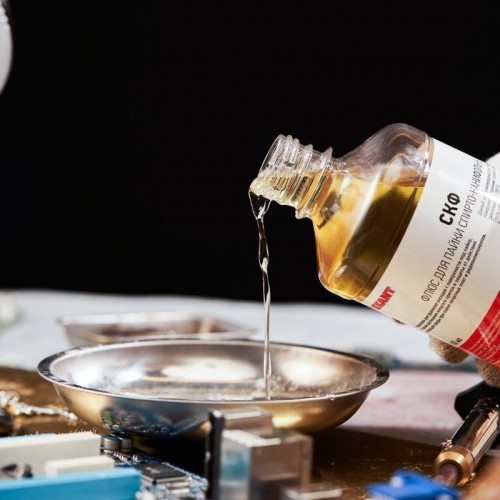 Флюс для пайки REXANT ПР3645 скф (спирто-канифольный), 500 мл, флакон 09-3645 - изображение 4