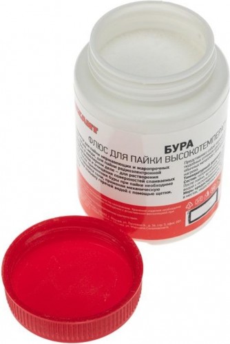 Флюс для пайки REXANT ПР3657 бура, 100 г, банка 09-3657 - изображение 2