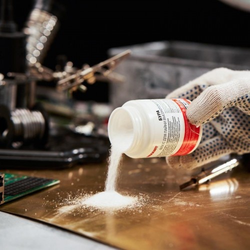 Флюс для пайки REXANT ПР3657 бура, 100 г, банка 09-3657 - изображение 4