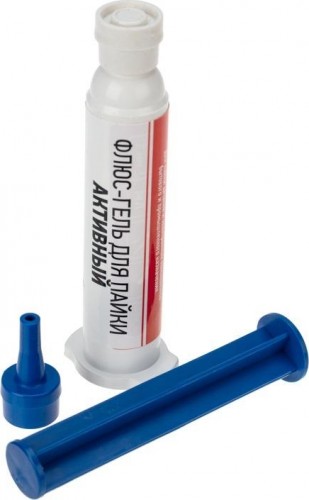 Флюс для пайки REXANT ПР3680 активный, 12 мл, техно-шприц, блистер 09-3680