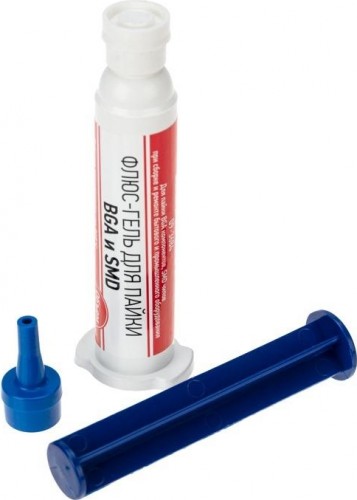 Флюс для пайки REXANT ПР3684 bga и smd, 12 мл, техно-шприц, блистер 09-3684