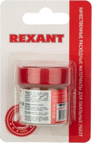 Флюс для пайки REXANT TR-RMA KELLER, 20 мл паста банка, блистер 09-3691-1 - изображение 3